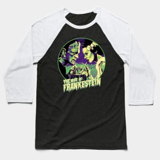 The Bride of Frankenstein Romance Baseball T-Shirt